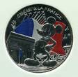 Frankreich 50 Euro Silbermünze 2018 Mickey Mouse (mit Farbapplikation) Stempelglanz im Folder, OVP