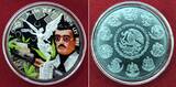 Mexiko 1 Onza - 1 Unze Silber 2016 Jesús Malverde - Libertad - mexikanischer Volksheiliger Stgl. schwarzes Rhuthenium mit Box & Zert.