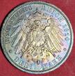 Hessen Darmstadt 3 Mark 1910 Ernst Ludwig, Überdurchschnittlich vz-prfr. Patina