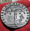 Germany Deutschland Karl Götz Medaille Eisen Gußmedaille geschwärzt 1918 Frieden mit der Ukraine Peace with .. Brot Bread fast Gußfrisch übl. min. Gußfehler