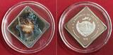 Republic of Palau 10 Dollar Silbermünze teilvergoldet - 2 oz Silber 2010 USSR Soviet Battleship Marat - Kriegsschiff - 2 oz Silver Proof Coin Polierte Platte mit toller Patina inkl. Box, Umkarton & Zert.