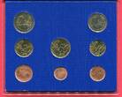 Vatikan 3,88 Euro 2007 Kursmünzensatz 1 Cent bis 2 Euro, 8 Münzen Papst Benedict XVI. Stempelglanz OVP