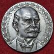 Germany Deutschland Karl Götz Medaille Weißmetall White Metal 1909-DATED Langstreckenflug Friedrichshafen München Ehrenbürger Graf Zeppelin prfr. winz. kratzer