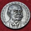 Germany Deutschland Karl Götz Medaille Weißmetall White Metal 1909-DATED Langstreckenflug Friedrichshafen München Ehrenbürger Graf Zeppelin prfr. winz. kratzer