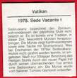Vatikan 500 Lire Silbermünze 1978 Sede Vacante - Sedisvakanz I Bankfrisch mit Zertifikat
