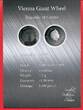 Ghana 1 Cedi Rutheniummünze 2018 Smallest Ruthenium Classics - Riesenrad Wien Stempelglanz in Kapsel, Zertifikat & Blister