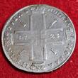Russland Russia 1 Rubel Rouble 1723 Peter I. der Große The Great sehr schön