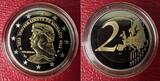 2 Euro Gedenkmünze 2012 500 Jahre Souveränität Lucien von Monaco - Souverainete Polierte Platte OVP mit Zertifikat, Box & Umkarton