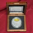 Niue Inseln Islands Mint of Poland 5 Dollars 2017 Amber Art Renaissance Antique Finish mit Bernstein OVP Box Zert Karton