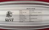 Fiji Islands, Fidschi 4 x 2 Dollar Silbermünzen - jeweils 1 oz Silber 2009 Famous Airships - Zeppeline Polierte Platte mit aufwendiger Verpackung