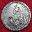 Päpstliche Staaten Kirchenstaat Papal States Testone Teston ND 1708 J. VIII. Clement XI (Clemens XI) 1700-1721 Charity standing with 3 children ss-vz patina