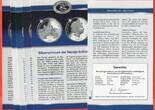 Cook Islands 6 x 10 Dollar Silbermünzen, je 1/2 oz Silber 2011 Die Geschichte des Silbers - Sammlung Polierte Platte mit Kapseln & MDM Zertifikaten
