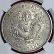China Chihli Empire 1 Dollar YR34(1908) Kuang-Hsu Provinz Chihli (Hopei) Drache, Dragon NGC AU 58