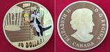 Kanada 30 Dollar Silbermünze 2015 Looney Tunes - Tweety Bird and Sylvester - 2 oz Fine Silver Proof Coin Polierte Platte mit Holzbox, Umkarton & Zertifikat