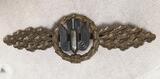 Deutschland WWII Abzeichen - Orden Airforce Front Fighting Badge 1939 Frontflugspange - Luftwaffe - Bomber - Kampfflieger leichte Tragespuren, bitte Bilder ansehen