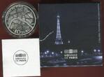 Frankreich 10 Euro Silbermünze 2019 130. Jahrestag vom Eiffelturm PP in Kapsel m. Zertifikat, Box & Schuber; OVP
