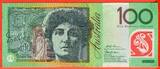 Australien Australia 100 Dollars Poymer Banknote Geldschein 1999 Evans & Macfarlane Dame Nellie Melba Sir John Monash WWI battle scene Kassenfrisch