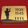 Niue Inseln Islands Mint of Czech Republic 4 x 5 Dollars Gold 2015 End of the Second World War Iwo Jima Liberation of Auschwitz Berlin Fall Prague Polierte Platte mit Originalbox und Zertifikaten