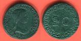 Römisches Kaiserrreich sesterz 15 bis 33 v.Chr. Agrippina Sen. noch sehr schön ; bearbeitet