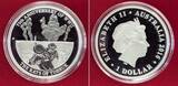 Australien 1 Dollar Silbergedenkmünze - Umkarton leicht besch 2016 The Rats of Tobruk - WWII - Zweiter Weltkrieg PP in Kapsel mit Zertifikat, Box & Karton