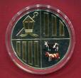 1 Diner Silbermünze 2013 Bull & Bear Investment - Andorra Eagle (1 oz, selten/rar) Polierte Platte in Kapsel, Zertifikat, Box & Karton; OVP