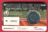 Niederlande, Holland 5 Euro Gedenkmünze 2017 Johan Cruijff - Fussballidol Bankfrisch in Coincard