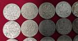 Polen 15 x 2 Zloty Silber 1932, 1933, 1934 Jadwiga Frauenkopf Konvolut - 65 Gramm Rauhgewicht ss und ss+ nicht gereinigt