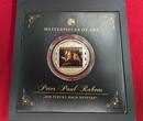 Cook Islands 20 Dollar mit Farbapplikation und 16 Glaselementen 2012 Masterpieces of Art - Peter Paul Rubens - Die Flucht nach Ägypten - Polierte Platte inkl. Box, Pappschuber & Zertifikat