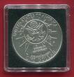 USA 1 Dollar Silbergedenkmünze 1991 Liberty - 50 Jahre Mount Rushmore (m. Teilvergoldung) prägefrisch in Kapsel, Zertifikat & Box