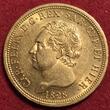 Italienische Staaten Piemont Sardinien Piedmont 80 Lire Gold 1828 L Turin Adler Carlo Felice Karl Felix Charles Felix (1821-1831) Prägeglanz some Luster prägefrisch winz Randkerbe rev. min wischer av