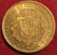 Italienische Staaten Piemont Sardinien Piedmont 80 Lire Gold 1828 L Turin Adler Carlo Felice Karl Felix Charles Felix (1821-1831) Prägeglanz some Luster prägefrisch winz Randkerbe rev. min wischer av