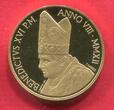 Vatikan Vatican KMS 1 Cent - 2 Euro mit 50 Euro Gold 2012 MMXII Papst Benedikt Benedict XVI. mit 10 Jahre Vatikanischer Euro 10 Years Euro Polierte Platte OVP