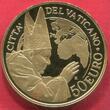 Vatikan Vatican KMS 1 Cent - 2 Euro mit 50 Euro Gold John Paul II. 2014 MMXIV Pontifikat Papst Franziskus Pope Francis Johannes Paul II. Heiligsprechung Polierte Platte OVP