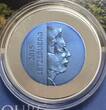 Luxemburg Luxembourg 5 Euro 2015 Bimetallkmünze aus Silber und Niob, Burg Chateau de Brandenbourg Prooflike mit OVP