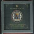 Cook-Inseln, Cook Islands 20 Dollars Silbermünze - 3 Unzen Silber 2014 Masterpieces of Art - Die Verkündigung an Maria von Philippe de Champaigne Polierte Platte mit Kapsel und Box