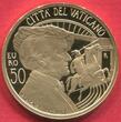 Vatikan Vatican KMS 1 Cent - 2 Euro mit 50 Euro Gold 2013 MMXIII Papst Benedikt Benedict XVI. 200th Anniversary of Birth Richard Wagner Polierte Platte OVP