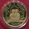 Vatican Vatikan Papst Franziskus KMS 1 Cent - 2 Euro mit 50 Euro Gold 2019 MMXVIX Pope Papst Francis (Franciscus) (2013-date) Familie Family Polierte Platte OVP