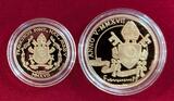 20 und 50 Euro Goldmünzen 2017 Vatikan 20 und 50 Euro Gold Satz PP - Papst Franziskus - Pope Francis Polierte Platte OVP mit Originalverpackung