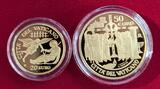 20 und 50 Euro Goldmünzen 2019 Vatikan 20 und 50 Euro Gold Satz PP - Papst Franziskus - Pope Francis Polierte Platte OVP mit Originalverpackung
