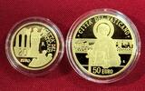 20 und 50 Euro Goldmünzen 2020 Vatikan 20 und 50 Euro Gold Satz PP - Papst Franziskus - Pope Francis Polierte Platte OVP mit Originalverpackung