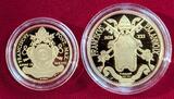 20 und 50 Euro Goldmünzen 2021 Vatikan 20 und 50 Euro Gold Satz PP - Papst Franziskus - Pope Francis Polierte Platte OVP mit Originalverpackung