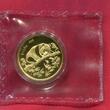 China Volksrepublik, PRC 1/2 Unze Panda Gold 1995 München Panda Munich Coinshow Half Ounce PP in Kapsel mit Originalzertifikat und Lackbox
