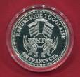 Togo 500 Francs CFA Silbermünze 2013 Sede Vacante (1/2 oz, selten / rar) Polierte Platte in Kapsel mit Zertifikat, Box & Karton; OVP