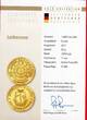 Guinea 1000 Francs GNF Minigoldmünze 2017 Lutherrose - Zeitzeugen Deutscher Geschichte Polierte Platte mit Kapsel & Zertifikat