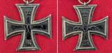 Deutschland Germany Kaiserreich WWI EK II 1914 Eisernes Kreuz - 2. Klasse - Iron Cross getragen mit Band siehe Scan