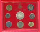 Vatican, Vatikan KMS 10 - 1000 Lire 2001 Kursmünzen Pontifikat Johannes Paul II. Bankfrisch OVP im Folder