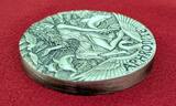 Tuvalu 2 Dollar Silbermünze - 2 oz Silver Coin 2015 Goddesses of Olympus Aphrodite High Relief - Göttinnen des Olymps Antique Finish prägefrisch mit Etui, Umkarton & Zertifikat OVP