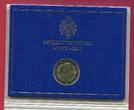 Vatikan 2 Euro Gedenkmünze 2007 Benedict XVI. 80. Geburtstag bankfrisch in Folder, OVP