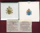Vatikan 2000 Lire Silbergedenkmünze 2001 Dialog zwischen den Kulturen - Johannes Paul II. BU in Kapsel,Box,Umkarton & Zert. OVP