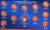 Malawi 12 x 5 Kwacha Silbermünzen je 1/25 Unze 2006 Set Investment Coins of the World - 20 Jahre American Eagle Polierte Platte mit Kapseln und Sammelmappe